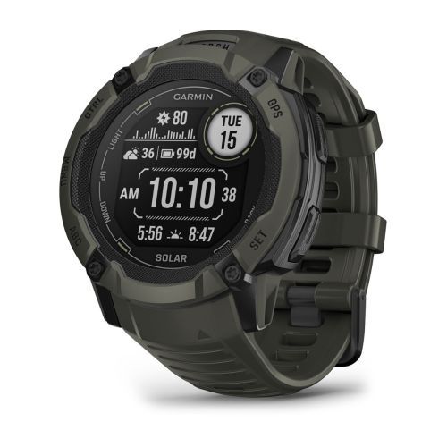 картинка Garmin Instinct 2X Solar, 50 мм, цвет корпуса темно-зеленый от маркетплейса TEMA.shop