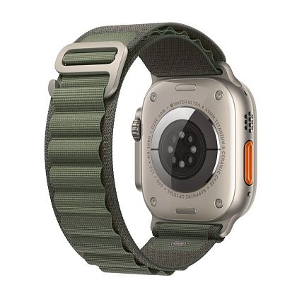 картинка Apple Watch Ultra GPS + Cellular, 49 мм, корпус из титана, ремешок зеленого цвета, размер L от маркетплейса TEMA.shop 3