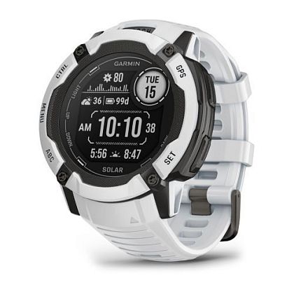 картинка Garmin Instinct 2X Solar, 50 мм, цвет корпуса белый от маркетплейса TEMA.shop 1