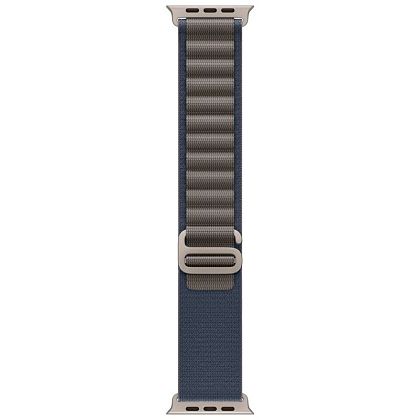 картинка Apple Watch Ultra 2 GPS + Cellular, 49 мм, корпус из титана, ремешок синего цвета, размер M от маркетплейса TEMA.shop 4
