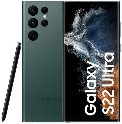 картинка Samsung Galaxy S22 Ultra 128 ГБ, зеленый от маркетплейса TEMA.shop 1