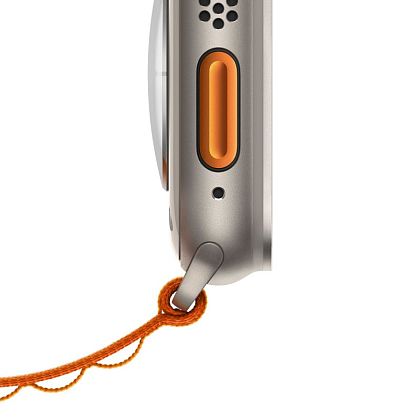 картинка Apple Watch Ultra GPS + Cellular, 49 мм, корпус из титана, ремешок бежево-желтого цвета, размер S/M от маркетплейса TEMA.shop 4
