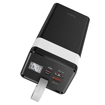картинка Hoco J86 40000mAh PowerMaster Power Bank, 2xU+C, QC+PD, SCP 22.5W, LED, черный от маркетплейса TEMA.shop 1