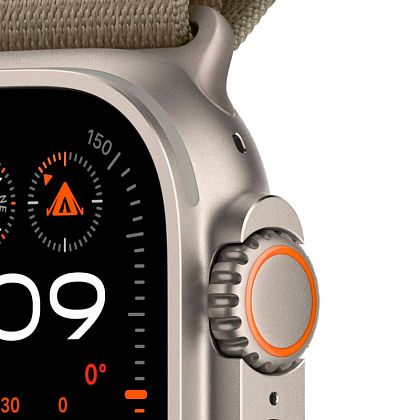 картинка Apple Watch Ultra 2 GPS + Cellular, 49 мм, корпус из титана, ремешок оливкового цвета, размер L от маркетплейса TEMA.shop 3