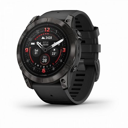 картинка Garmin Epix Pro (Gen 2), Sapphire, 51 мм, цвет корпуса угольно-серый, ремешок черного цвета от маркетплейса TEMA.shop 1