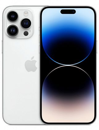 картинка Apple iPhone 14 Pro Max SIM 128 ГБ, серебристый от маркетплейса TEMA.shop 1