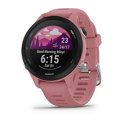 картинка Garmin Forerunner 255S, 41 мм, цвет корпуса светло-розовый с светло-розовым ремешком от маркетплейса TEMA.shop 1