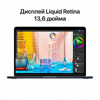 картинка Apple MacBook Air 13,6" (M2, 2022) 16 ГБ RAM, 1 ТБ SSD, полуночный черный от маркетплейса TEMA.shop 5