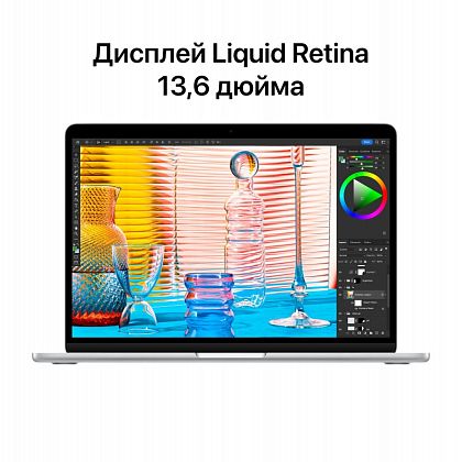 картинка Apple MacBook Air 13,6" (M2, 2022) 16 ГБ RAM, 1 ТБ SSD, серебристый от маркетплейса TEMA.shop 5
