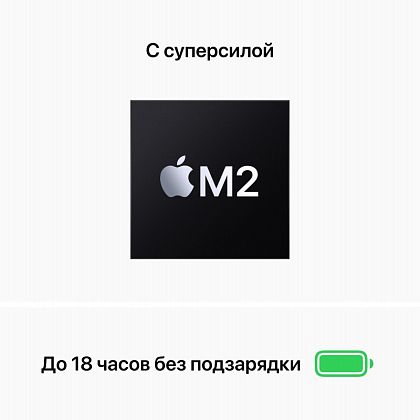 картинка Apple MacBook Air 13,6" (M2, 2022) 16 ГБ RAM, 1 ТБ SSD, полуночный черный от маркетплейса TEMA.shop 4